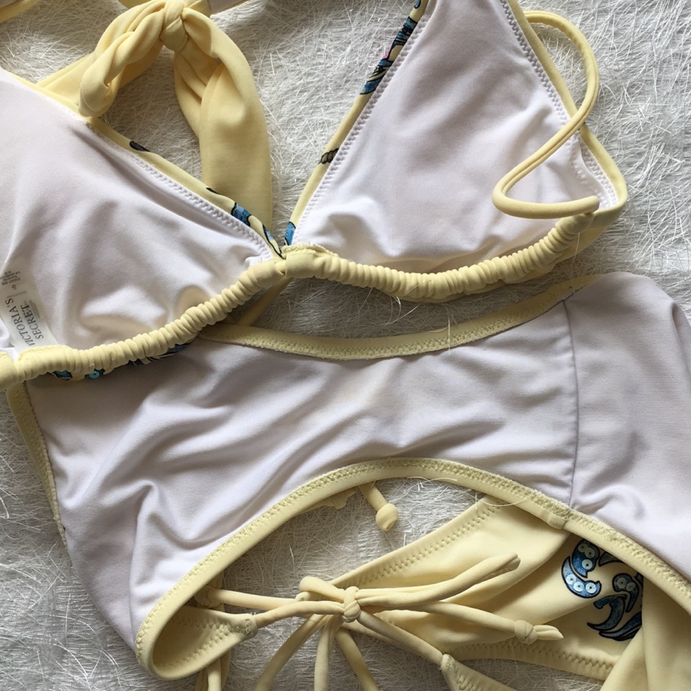 Victoria’s Secret Bikini BLING Yellow True Forever - Picture 8 of 8